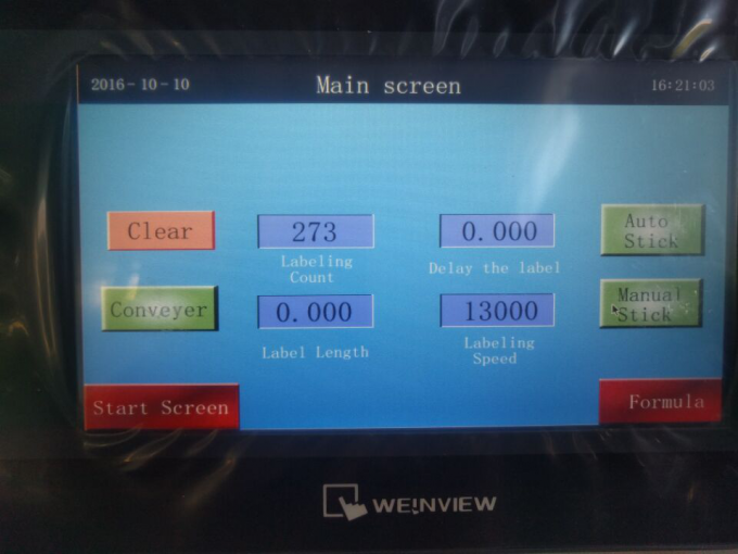 Etiquetadora redonda del frasco de la botella 10-50ml para los lápices labiales del cosmético