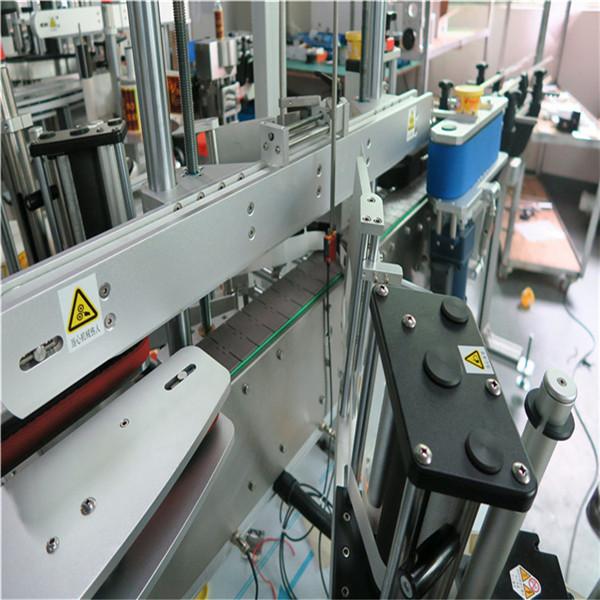 Tres máquinas de etiquetado autoadhesivas lineales delante / detrás / cuello Bebidas / Alimentos / Productos químicos diarios