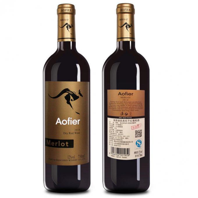 Aplicador de etiquetas adhesivas de dos / un lado Equipo de etiquetado de botellas de vidrio / plástico