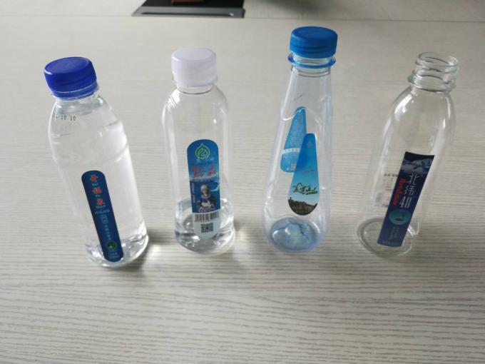 Etiquetadora automática completa de etiquetas adhesivas, etiquetadora frontal y posterior de botella de agua