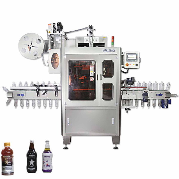 Máquina de etiquetado de manga retráctil inoxidable de cuerpo completo de alta velocidad 200BPM 3.5KW