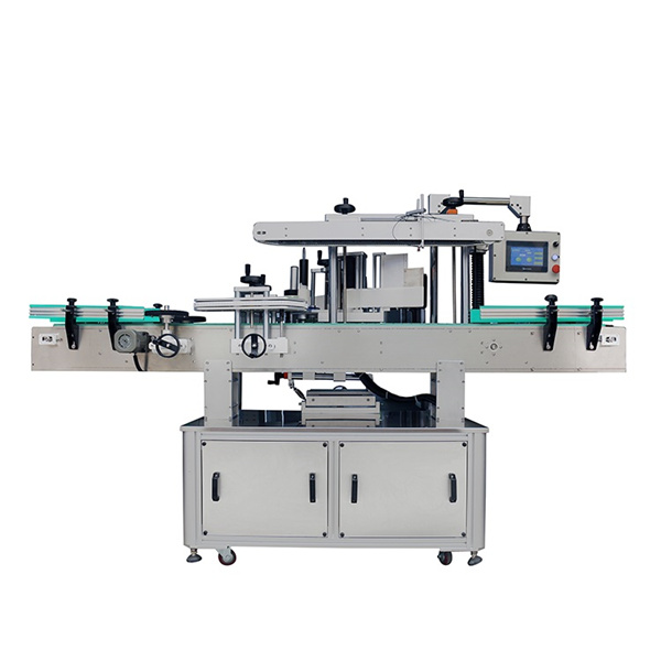 Máquina etiquetadora autoadhesiva lineal de tres