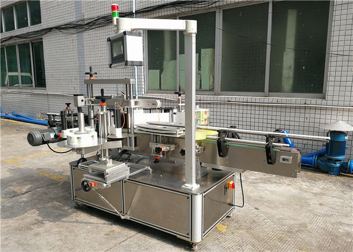 Máquina de etiquetado de botellas planas de champú de China, proveedor de máquinas de etiquetado autoadhesivo frontal y posterior