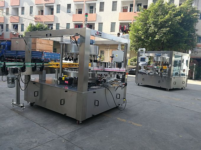 Etiquetadora rotativa delantera y trasera / Cuello y velocidad delantera 15000B / H Certificación CE