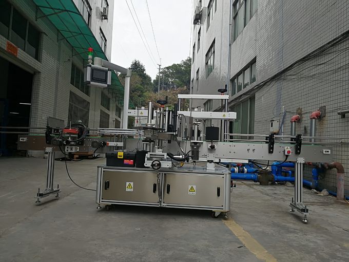 Etiqueta autoadhesiva Delantero-trasero Sistema de etiquetado automático Control PLC